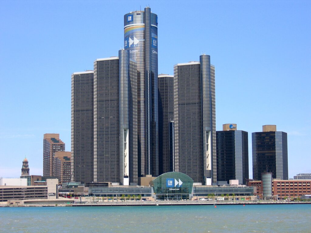 Detroit Renaissance Center. Source: Wikipedia